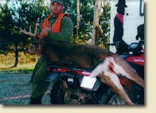 Marc with his White Tailed Deer